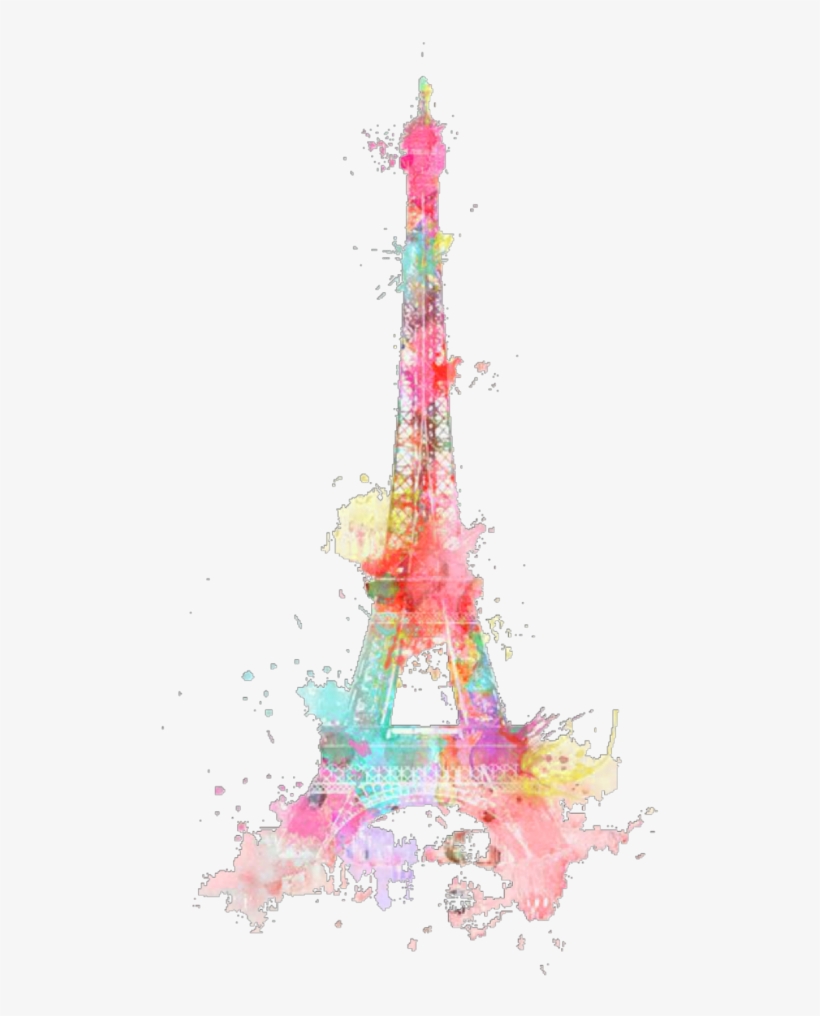 Ftestickers Watercolor Eiffeltower Paris Colorful Freet - Anna And The French Kiss Quotes, transparent png download