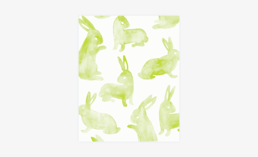 Bunny Watercolor Print - Domestic Rabbit, transparent png download