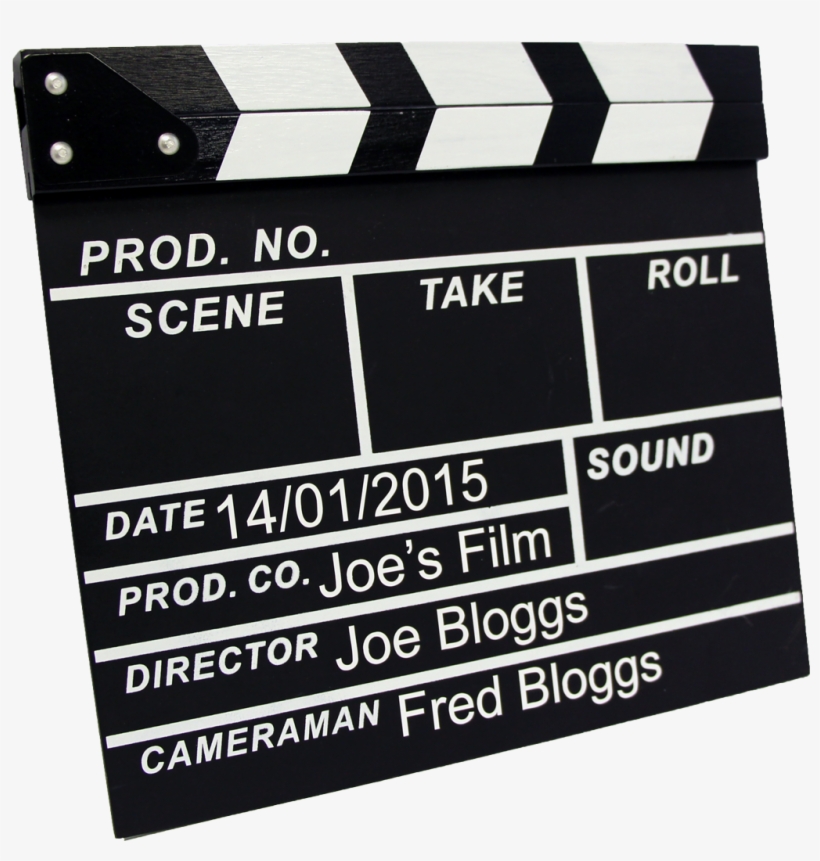 Click Here To See What A Fully Personalised Clapperboard - Director Clapper Board, transparent png download