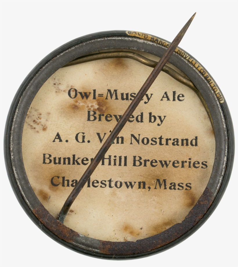 Owl-musty Be Wise And Get Next Button Back Beer Button - Number, transparent png download
