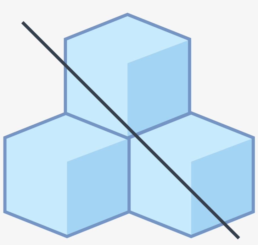 Sugar Free Icon - Sugar Cubes, transparent png download