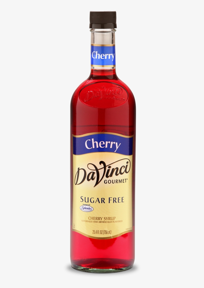 2073738402006 Cherry Sf 750ml G 2073738402006 Cherry - Davinci Gourmet Syrup Strawberry, transparent png download