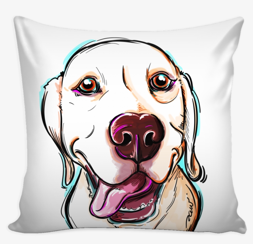 Labrador Pillow Cover - Transparent Pillow Cute Png, transparent png download