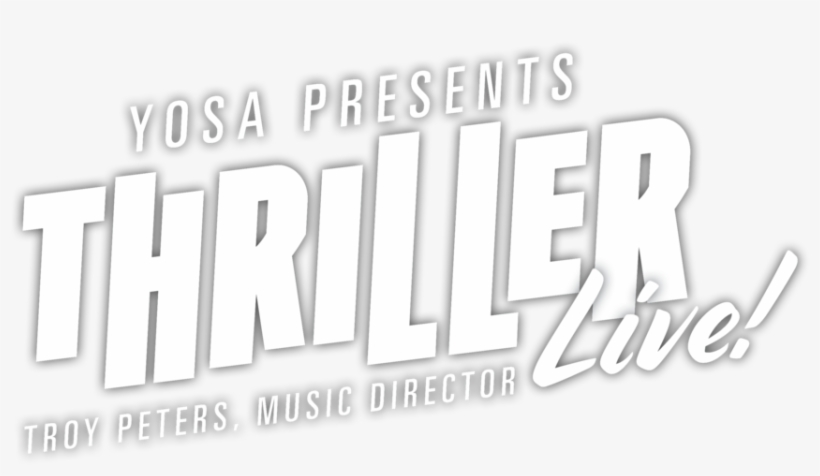 Thriller Full Title W Dropshadow - Calligraphy, transparent png download