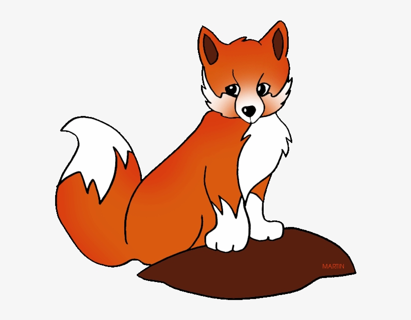 United States Clip Art By Phillip Martin, State Land - Clip Art Of Fox, transparent png download