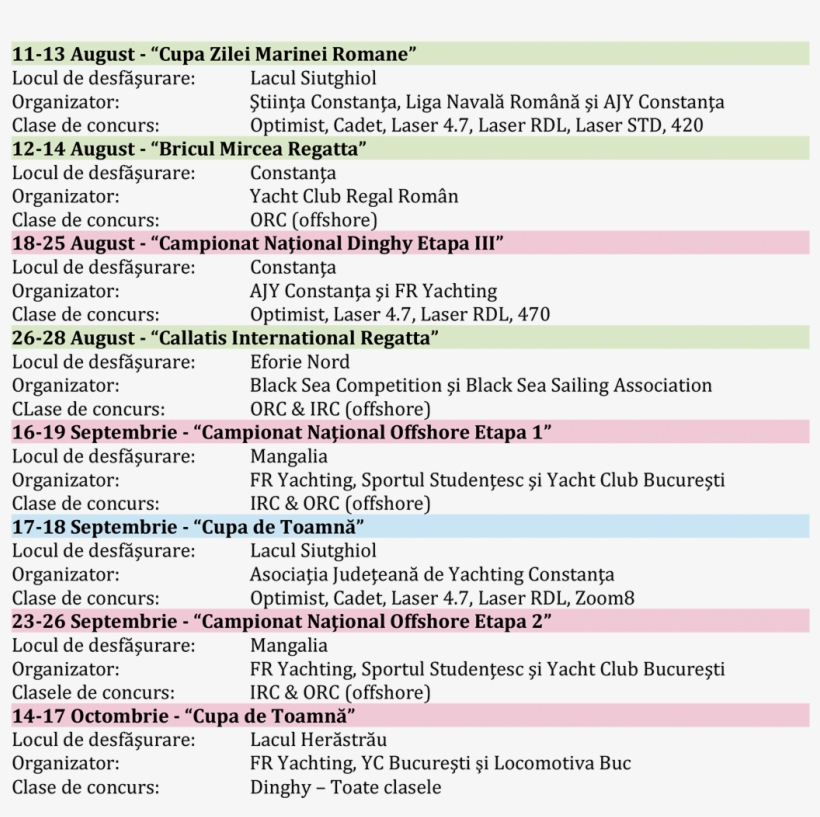 5 2016 Calendar Regate 3 - Document, transparent png download