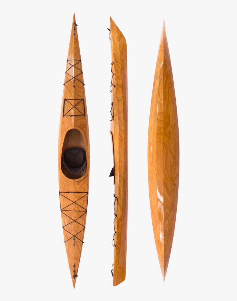 Touring Wood Kayak Side, Сверху И Снизу - Kayak, transparent png download