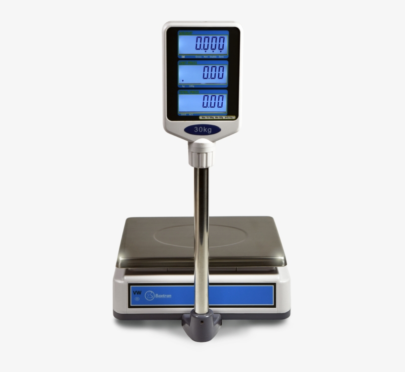 Weight-price Computing Scale - Baxtran Vw, transparent png download