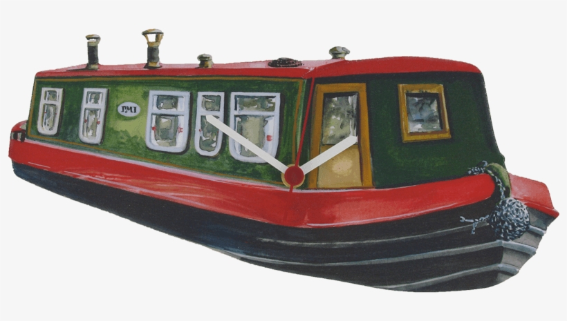 Narrowboat Clock, transparent png download