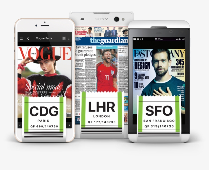 The Future Of Newspapers And Magazines In Flight - Iphone, transparent png download