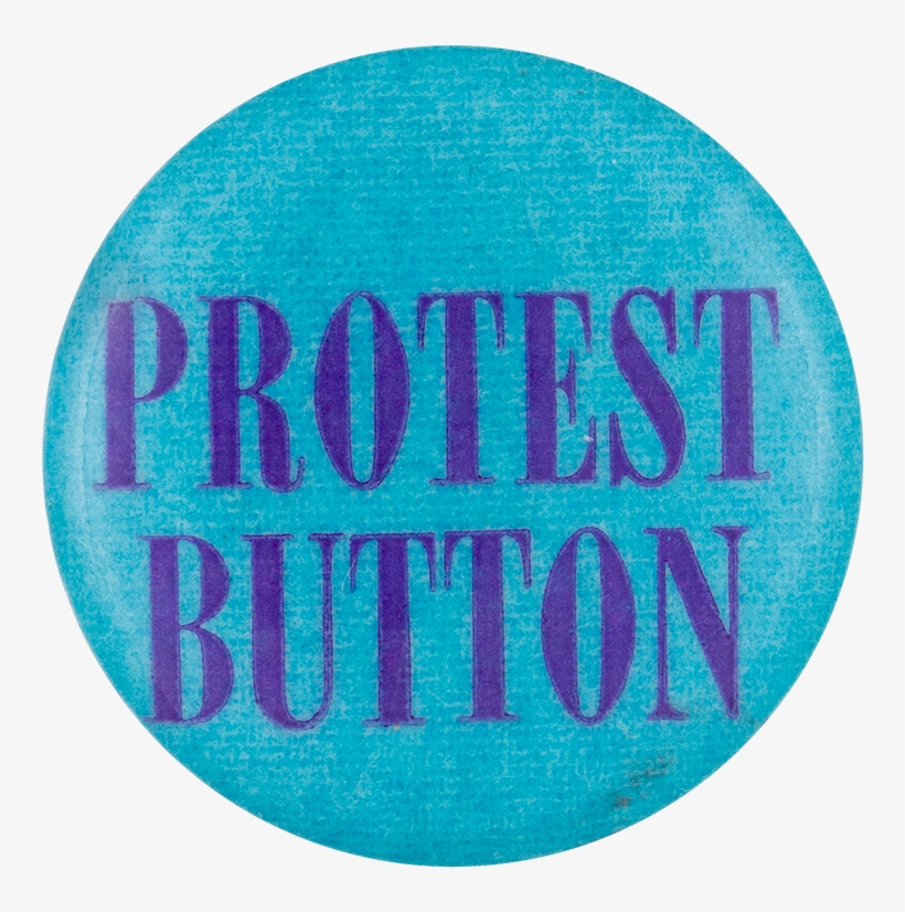 Protest Button Self Referential Button Museum - Lilly's Purple Plastic Purse, transparent png download