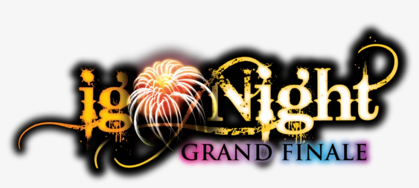 Ig Nite Logo White Great America Presents Ignight Grand - Grand Finale Logo, transparent png download