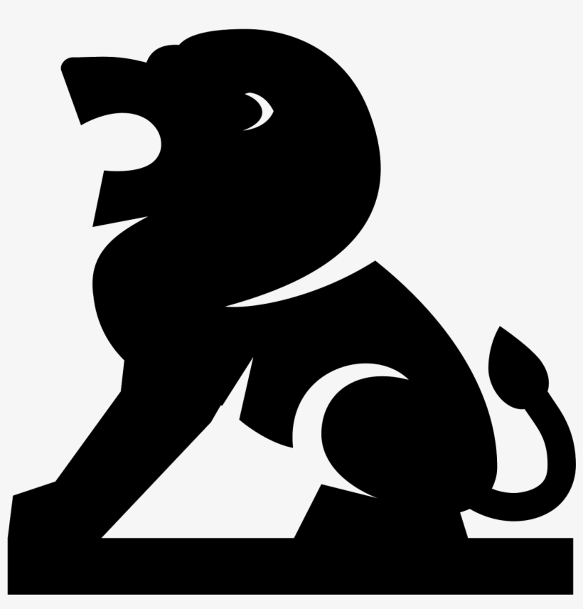 Statue De Lion Icon - Vector Icon Statue, transparent png download