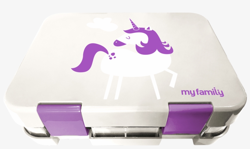 My Family Super Bento Lunchbox Unicorn - Bento, transparent png download
