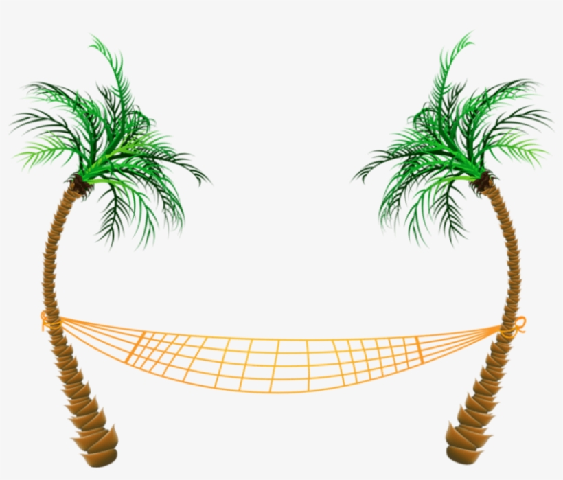 Free Png Download Transparent Palm Beach Hammock Clipart - Hammock Png, transparent png download