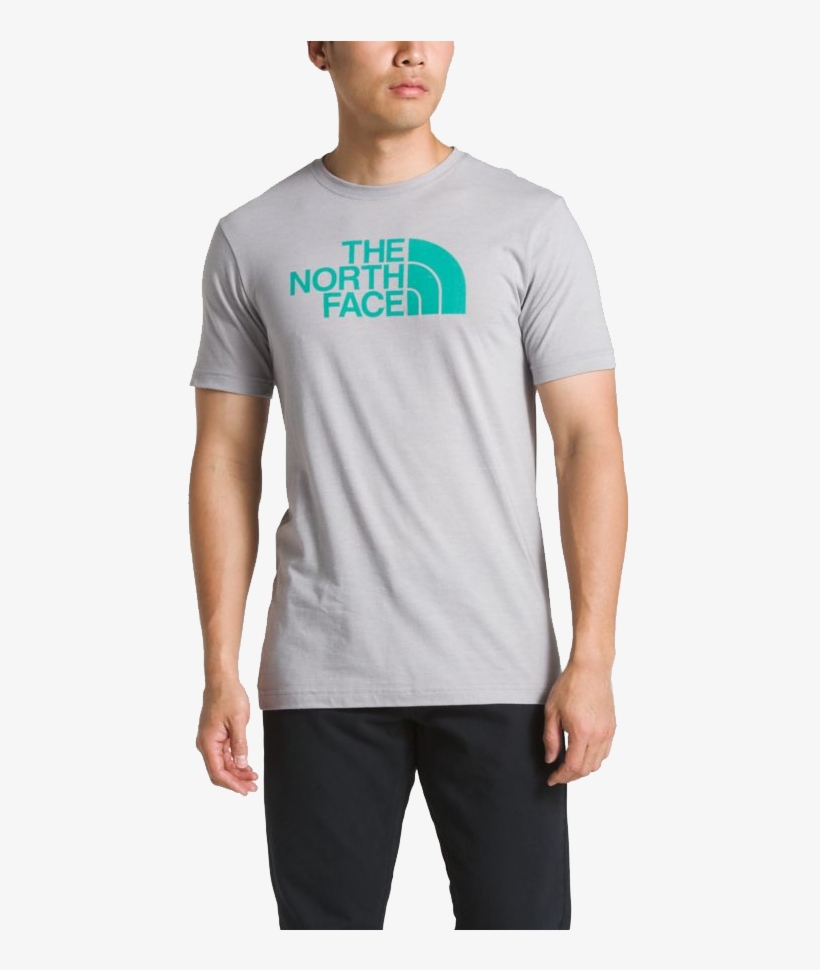 The North Face Men's Short Sleeve Half Dome Triblend - Man, transparent png download