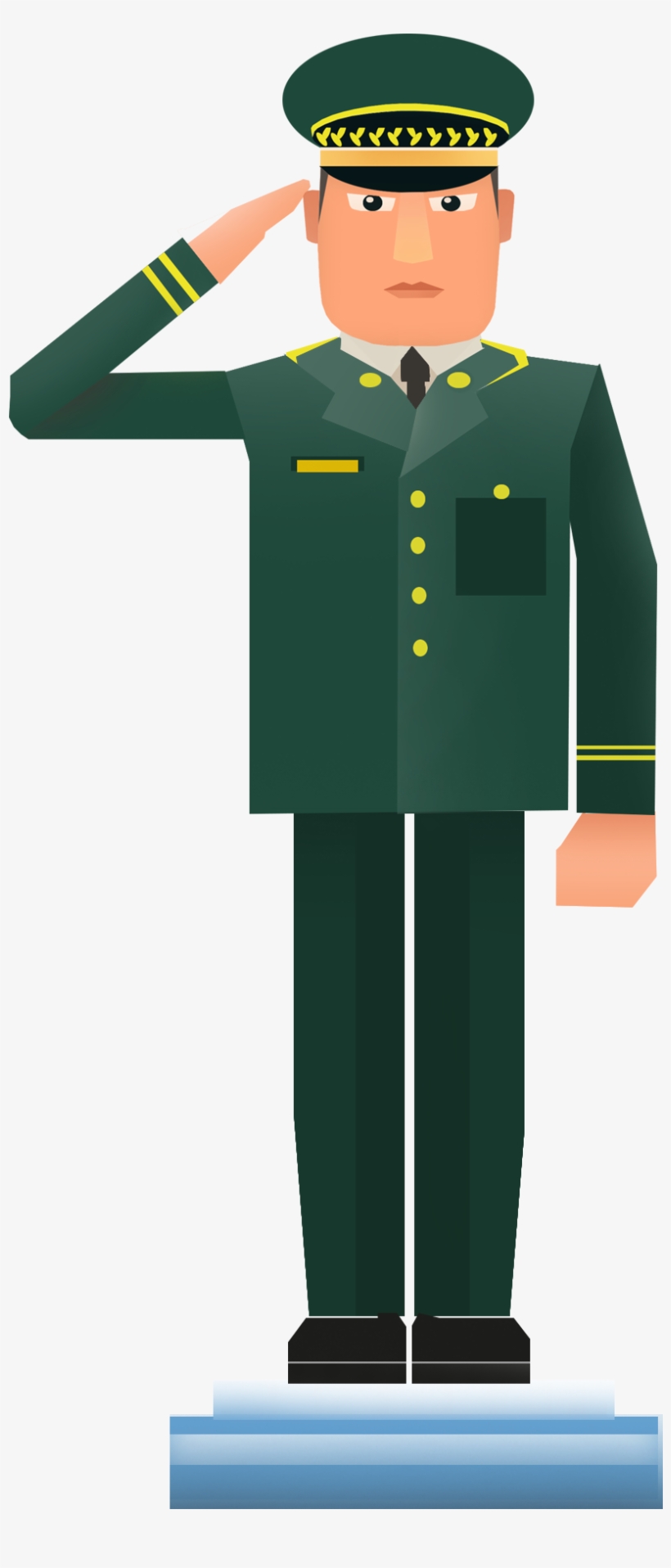 Hand Painted Military Liberation Army Salute Png And - Salute, transparent png download