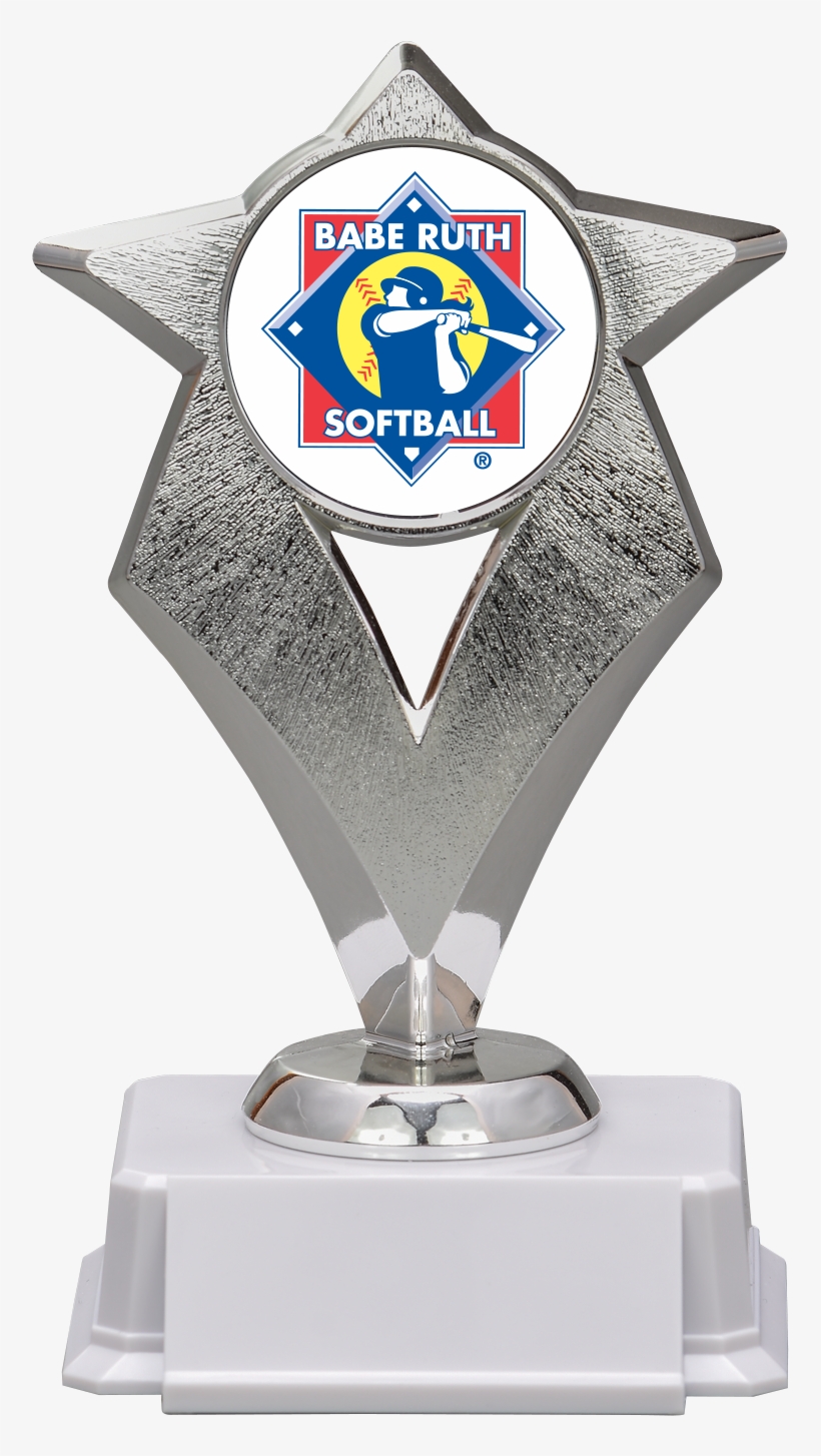 Silver Star Trophy - Babe Ruth Softball, transparent png download