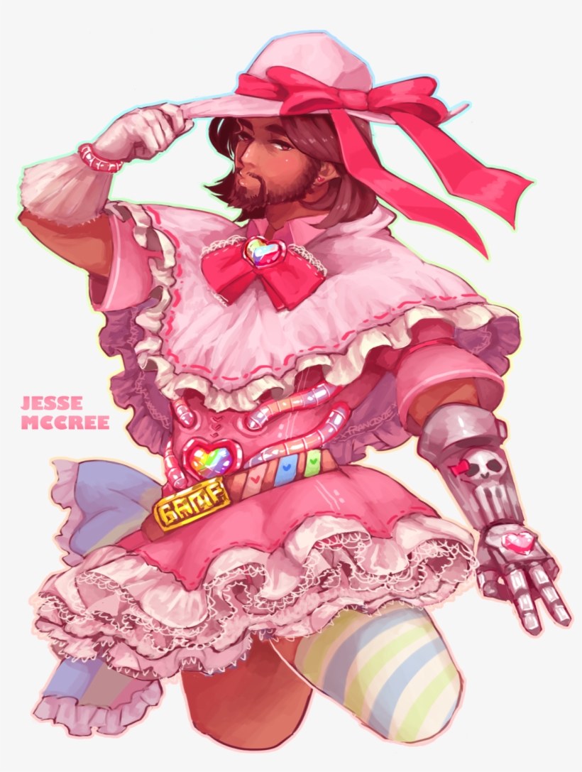 “ Pink Mccree Skin Please ” @toddnet - Pink Mccree, transparent png download