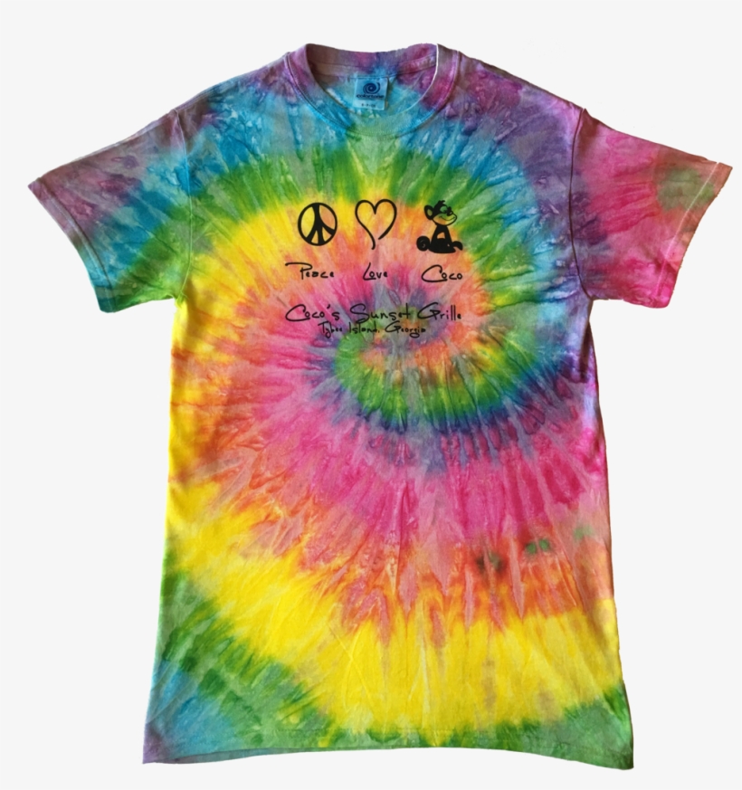 Peace Love Coco Tshirt Rainbow Front, transparent png download