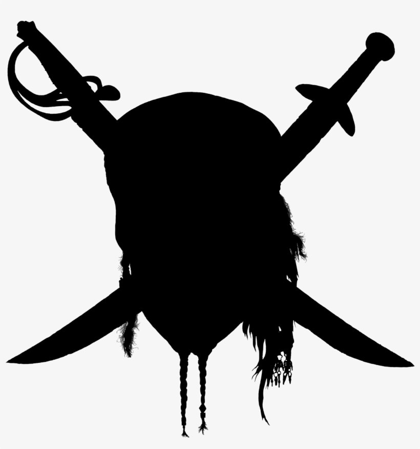 Pirate Silhouette - Pirates Of Caribbean Logo, transparent png download