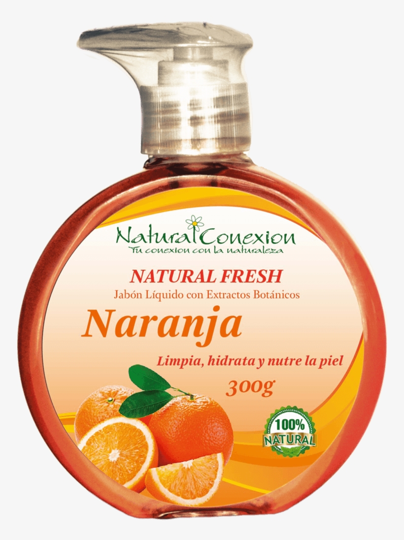 Jabon Liquido Naranja - Productos Natural Fresh Jabón Liquido, transparent png download