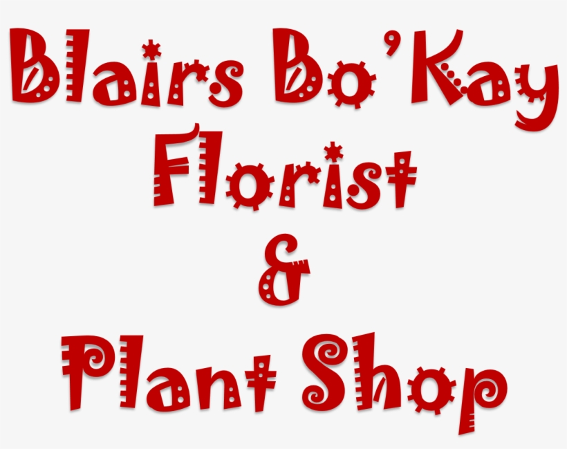 Blairs Bo'kay Florist & Plant Shop - Graphic Design, transparent png download