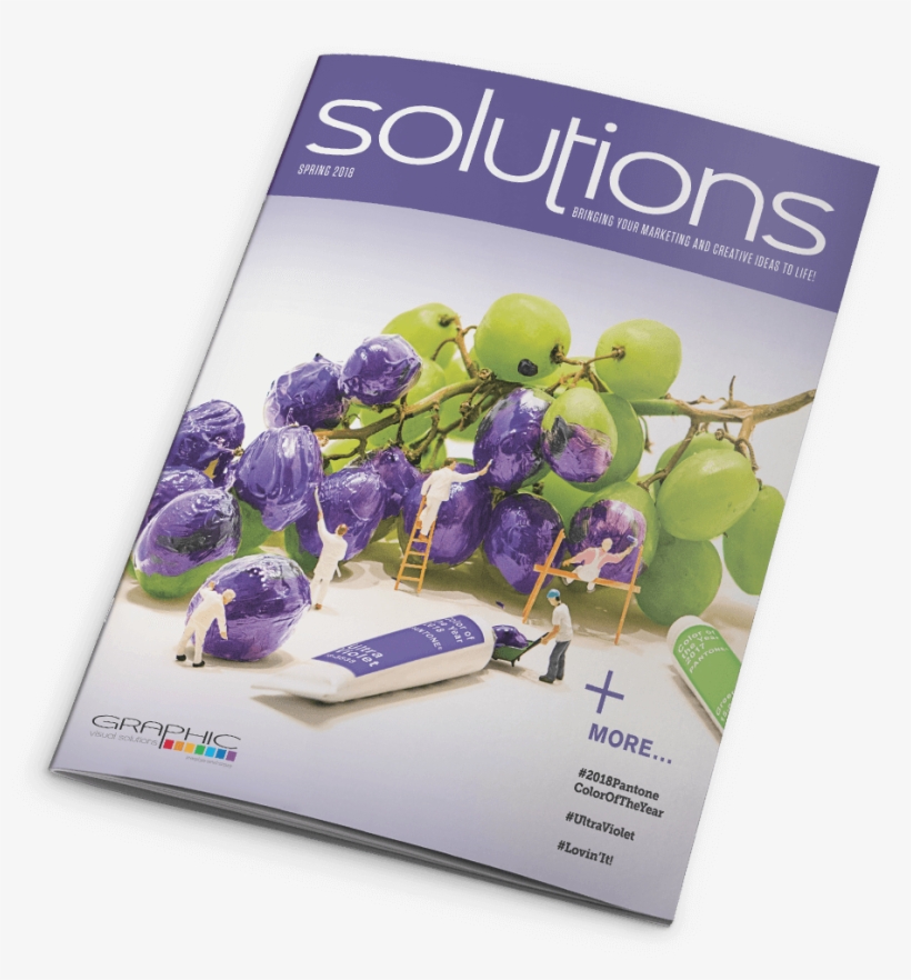 Solutions Magazine - Grape, transparent png download