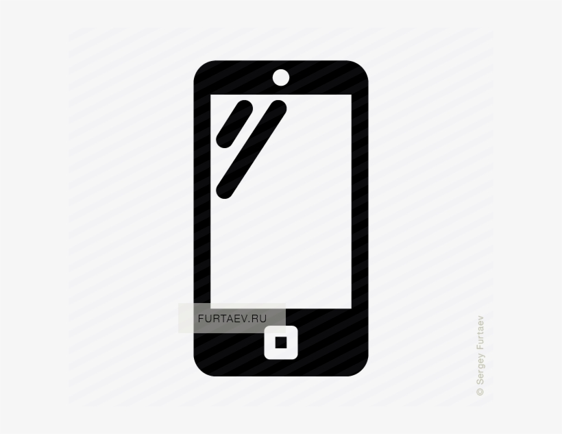 Mobile Of Smartphone - Vector Graphics, transparent png download