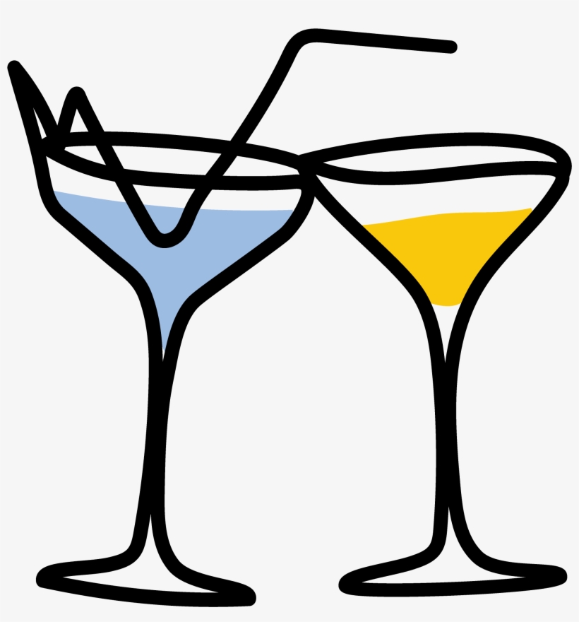 Coctails Icon - Martini Glass, transparent png download