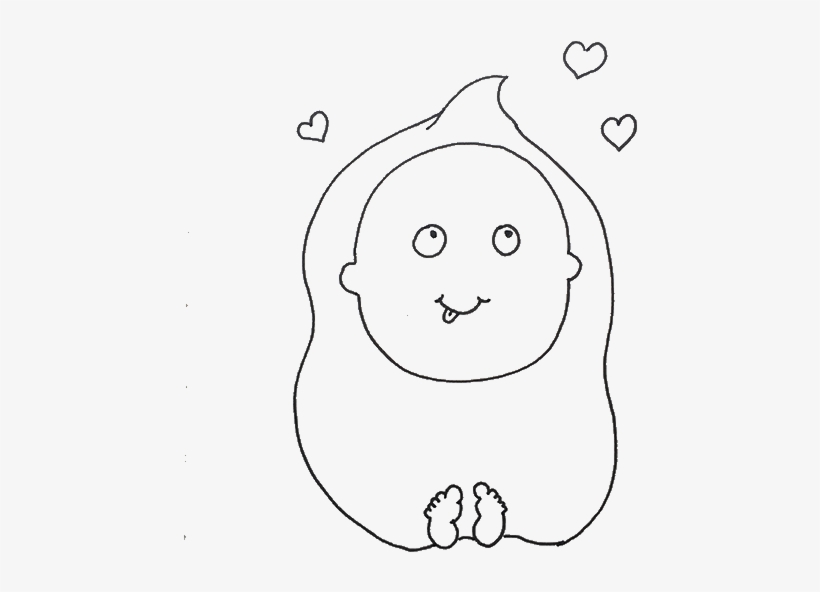Baby - Line Art, transparent png download