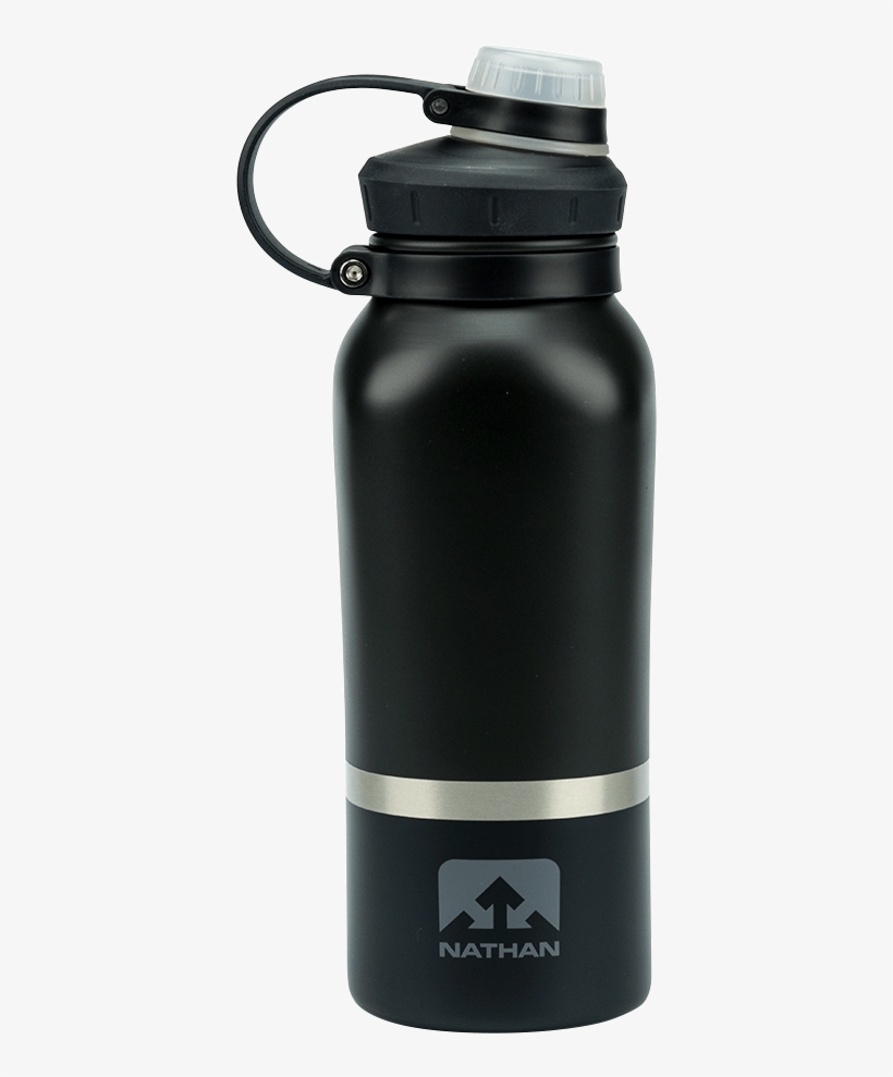 Hammerhead 24 Oz Steel Insulated Bottle -black/ True - Nathan, transparent png download
