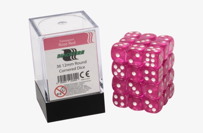Blackfire Dice Cube Ā€“ 12mm D6 36 Dice Set Ā€“ Transparent - Dice, transparent png download