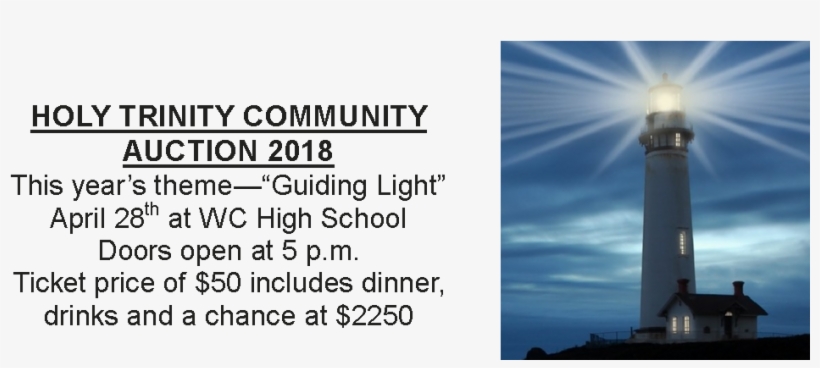 Auction 2018 - Lighthouse, transparent png download