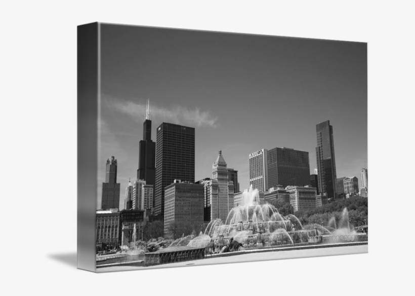 Chicago Skyline Wall Art - Buckingham Fountain, transparent png download