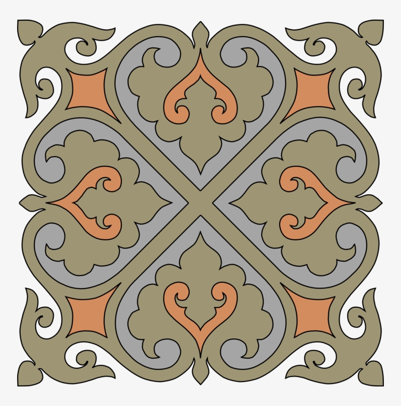 Tile Pavement Floor Computer Icons Visual Arts - Motif, transparent png download