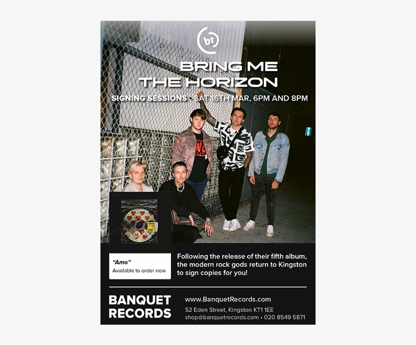 Bring Me The Horizon / Signing Session Saturday 16th - Bring Me The Horizon 2019, transparent png download