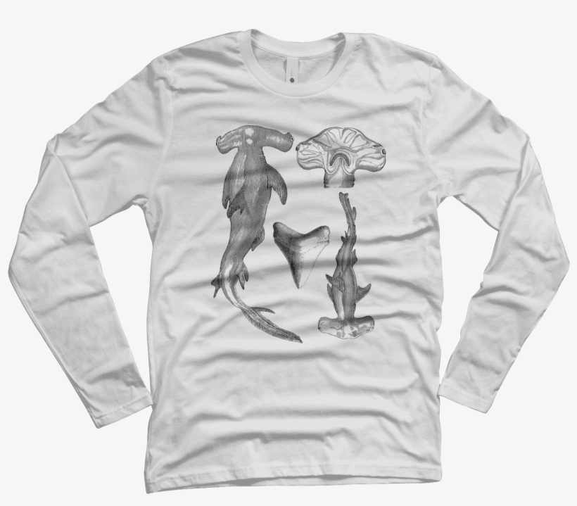 Hammerhead Shark, Teeth And Marine Biology Illustration - Diamond Mamba Merch, transparent png download