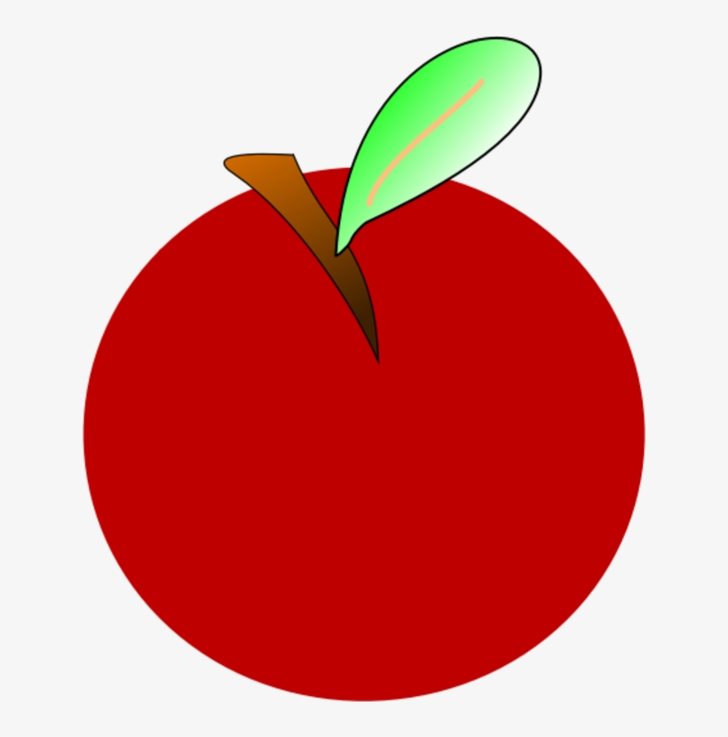 Apple Fruit Pdf Red Coreldraw - Apple Fruit Icon Vector, transparent png download