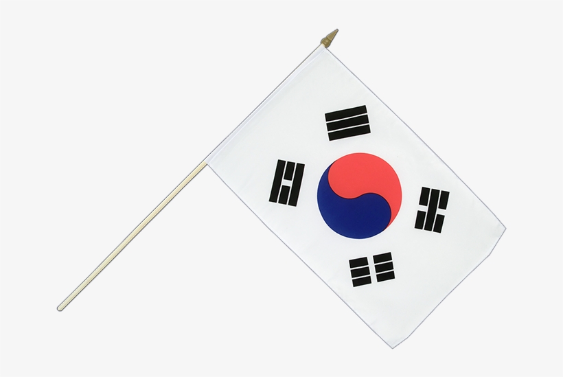 Hand Waving Flag South Korea - Korean Flag Png, transparent png download