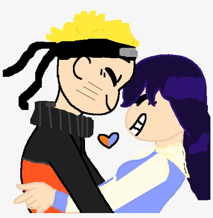 Hinata And Naruto - Cartoon, transparent png download