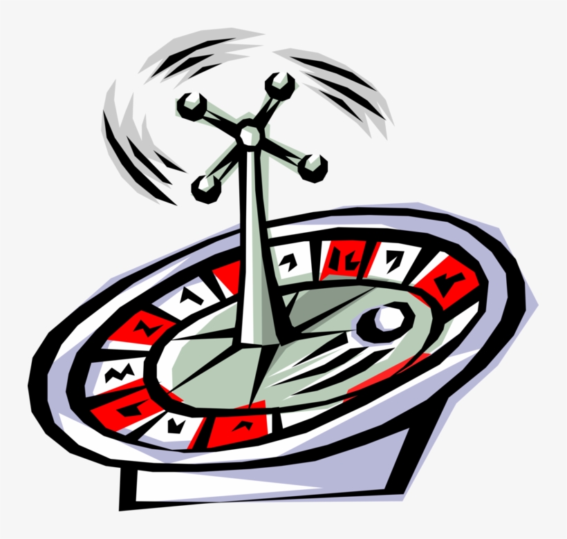 Vector Illustration Of Casino Games Of Chance Roulette, transparent png download