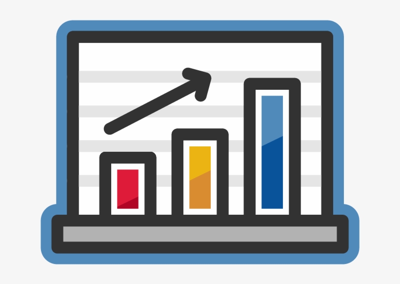Cis Icon Bar Graph - Sign, transparent png download