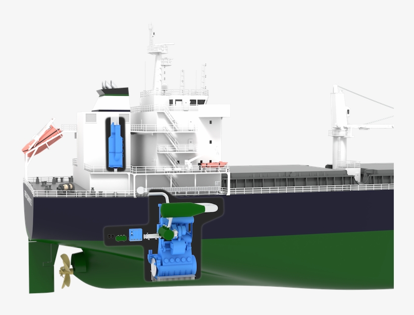 Green Dolphin 575 Prepared For Scr-egr And Scrubber - Feeder Ship, transparent png download