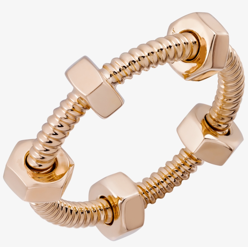 Ecrou De Cartier Ring Pink Gold - Ecrou De Cartier Ring, transparent png download