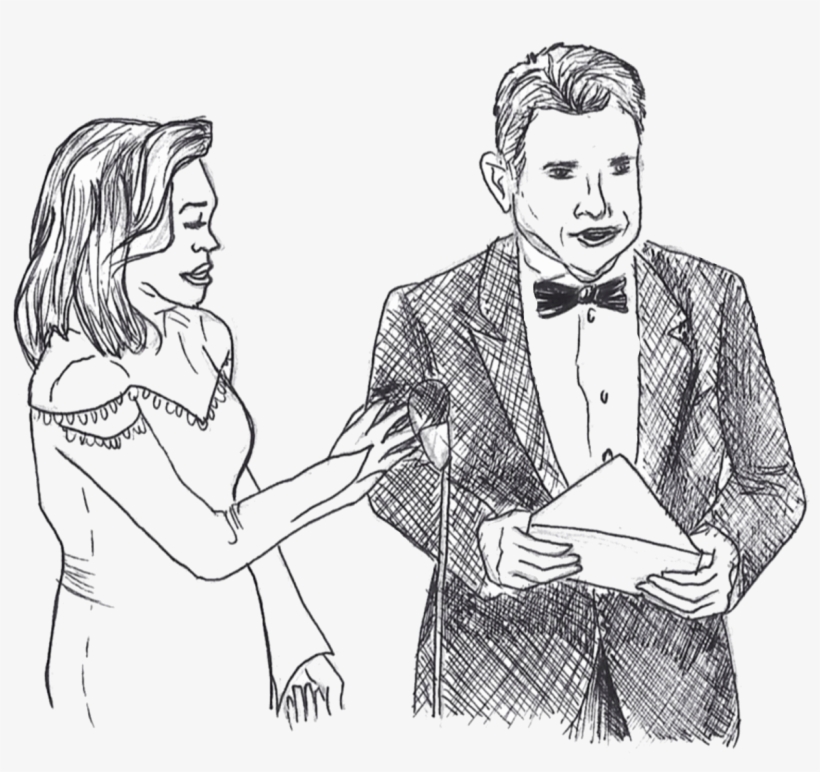 Award Show Scandals - Sketch, transparent png download