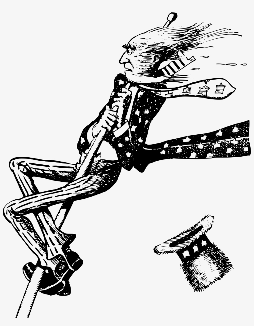 This Free Icons Png Design Of Uncle Sam On A Stick, transparent png download