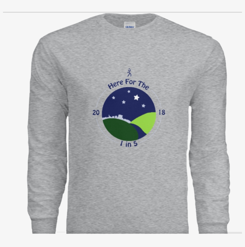 Here For The 1 In 5 Tee-shirt, City Design - T Shirt Designs, transparent png download