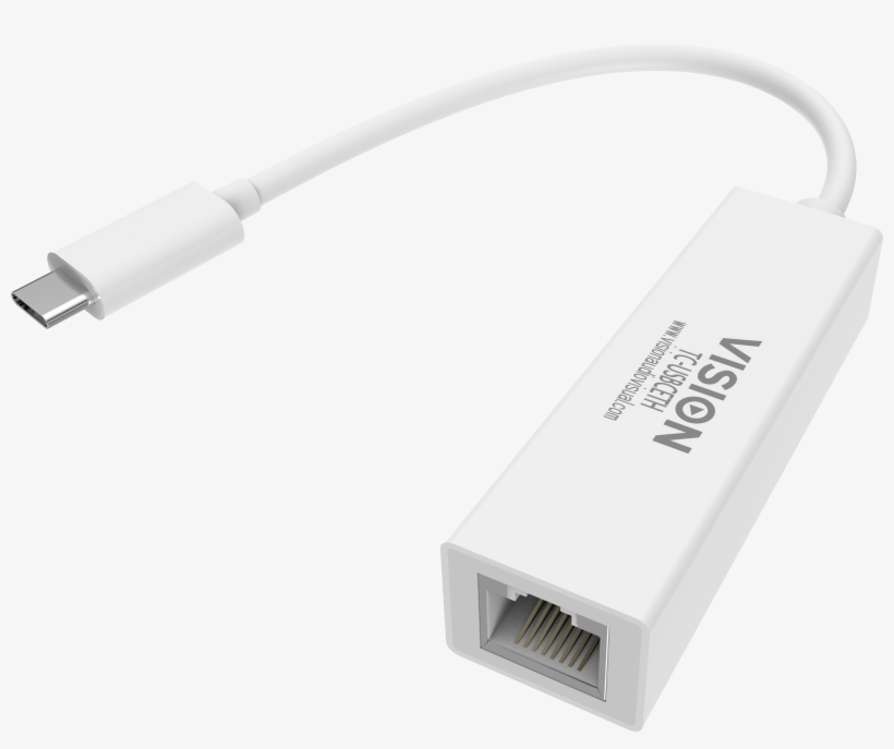 Converts A Usb Port On A Laptop Into An Rj45 Ethernet - Cat6 To Usb C, transparent png download