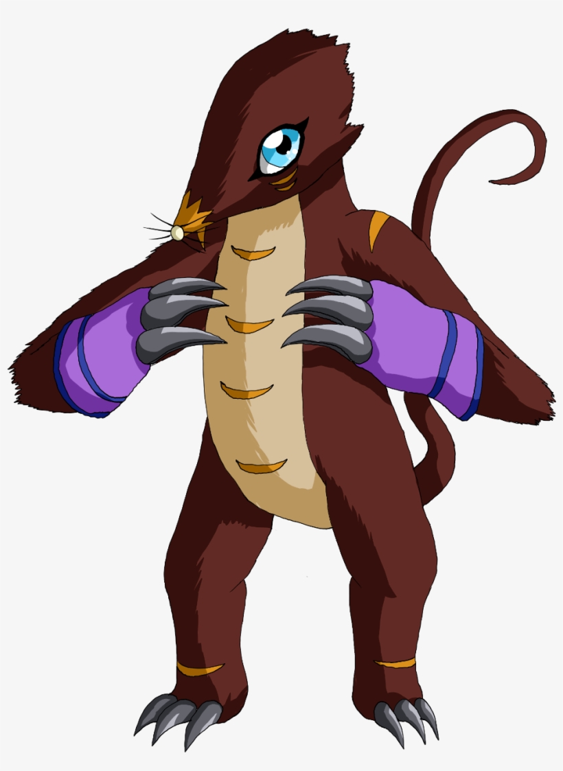 Shrewmon Slashes Her Opponent With A Single, Powerful - Cartoon, transparent png download